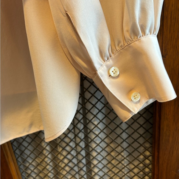 Kate Spade Pink Tie Blouse XL - Picture 7 of 8